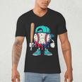 Baseball Drippy Style Apparel For Boys Youth Drip Baseball Men's V-Neck T-Shirt Baseball Drippy Style Apparel For Boys Youth Drip Baseball Men's V-Neck T-Shirt