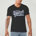 Baseball Grandma Graphic Men's V-Neck T-Shirt Baseball Grandma Graphic Men's V-Neck T-Shirt