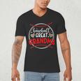 Baseball Great Grandma Of A Baseball Player Great Grandma Men's V-Neck T-Shirt Baseball Great Grandma Of A Baseball Player Great Grandma Men's V-Neck T-Shirt