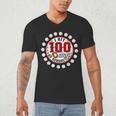 Baseball I Hit 100 Days Of School Baseball Player Kids Boys Men's V-Neck T-Shirt Baseball I Hit 100 Days Of School Baseball Player Kids Boys Men's V-Neck T-Shirt