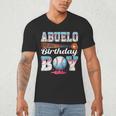 Baseball Ice Cream Drip Abuelo Of The Birthday Boy Men's V-Neck T-Shirt Baseball Ice Cream Drip Abuelo Of The Birthday Boy Men's V-Neck T-Shirt