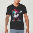 Baseball Ice Cream Drip Dabbing Sports Sprinkles For Boys Men's V-Neck T-Shirt Baseball Ice Cream Drip Dabbing Sports Sprinkles For Boys Men's V-Neck T-Shirt