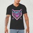 Baseball Ice Cream Drip Pitcher Filthy Men's V-Neck T-Shirt Baseball Ice Cream Drip Pitcher Filthy Men's V-Neck T-Shirt