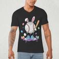 Baseball Ice Cream Drip Youth Boys Cute Easter Sports Men's V-Neck T-Shirt