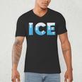 Baseball ICE Ice Cream Drip Baseball Drip Baseball Men's V-Neck T-Shirt