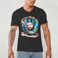 Baseball Lifestyle Apparel Youth Baseball Drip Ice Cream Men's V-Neck T-Shirt Baseball Lifestyle Apparel Youth Baseball Drip Ice Cream Men's V-Neck T-Shirt