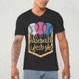 Baseball Lifestyle Ball Sprinkles Drip Boys Kids Men Teen Men's V-Neck T-Shirt Baseball Lifestyle Ball Sprinkles Drip Boys Kids Men Teen Men's V-Neck T-Shirt