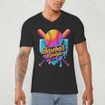 Baseball Lifestyle Drip Icecream Men's V-Neck T-Shirt