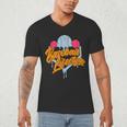 Baseball Lifestyle Home Plate Ice Cream Drip Men Boys Kids Men's V-Neck T-Shirt