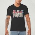 Baseball Mama Lightning Bolt Checkered Varsity Mother's Day Men's V-Neck T-Shirt Baseball Mama Lightning Bolt Checkered Varsity Mother's Day Men's V-Neck T-Shirt