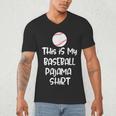 This Is My Baseball Pajama Shirt For Players Teens Boys Girl Men's V-Neck T-Shirt This Is My Baseball Pajama Shirt For Players Teens Boys Girl Men's V-Neck T-Shirt