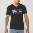 Baseball Pitcher Game Day Team Sport Player Coach Family Fan Men's V-Neck T-Shirt Baseball Pitcher Game Day Team Sport Player Coach Family Fan Men's V-Neck T-Shirt