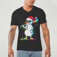 Baseball Snowman Drip Cool Christmas Men Boys Girls Men's V-Neck T-Shirt Baseball Snowman Drip Cool Christmas Men Boys Girls Men's V-Neck T-Shirt