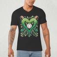 Baseball St Patricks Day Boys Girls Men Women Shamrock Green Men's V-Neck T-Shirt Baseball St Patricks Day Boys Girls Men Women Shamrock Green Men's V-Neck T-Shirt