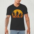 Baseball Tee Sunset Silhouette Players Men Women Kids Men's V-Neck T-Shirt Baseball Tee Sunset Silhouette Players Men Women Kids Men's V-Neck T-Shirt