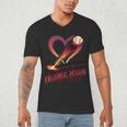 Baseball Valentine Love Is Our Home Run Apparel Men's V-Neck T-Shirt Baseball Valentine Love Is Our Home Run Apparel Men's V-Neck T-Shirt