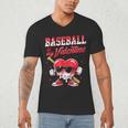Baseball Is My Valentine Shirt Heart Drip Baseball Lovers Men's V-Neck T-Shirt Baseball Is My Valentine Shirt Heart Drip Baseball Lovers Men's V-Neck T-Shirt