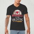 Baseball Is My Valentine Valentines Day Men Boys Kids Teen Men's V-Neck T-Shirt Baseball Is My Valentine Valentines Day Men Boys Kids Teen Men's V-Neck T-Shirt