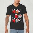 Basketball Baseball Soccer Christmas Ho Ho Ho Santa Xmas Men's V-Neck T-Shirt Basketball Baseball Soccer Christmas Ho Ho Ho Santa Xmas Men's V-Neck T-Shirt