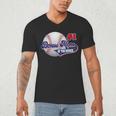 Bonus Mom Rookie Of Year 1st Birthday Baseball Theme Men's V-Neck T-Shirt