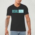 BSBL SZN Baseball Season Game Day Boys Girls Youth Men's V-Neck T-Shirt BSBL SZN Baseball Season Game Day Boys Girls Youth Men's V-Neck T-Shirt
