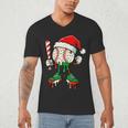 Christmas Baseball Drip For Boys Ice Cream Drip Baseball Men's V-Neck T-Shirt Christmas Baseball Drip For Boys Ice Cream Drip Baseball Men's V-Neck T-Shirt