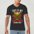 My Christmas Baseball Pajama Helmet Santa Xmas Men Boys Men's V-Neck T-Shirt My Christmas Baseball Pajama Helmet Santa Xmas Men Boys Men's V-Neck T-Shirt