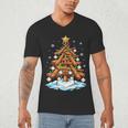 Christmas Baseball Tree Lights Xmas Men's V-Neck T-Shirt Christmas Baseball Tree Lights Xmas Men's V-Neck T-Shirt