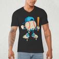 Cool Drip Baseball Shirt Youth Baseball Drip Men's V-Neck T-Shirt Cool Drip Baseball Shirt Youth Baseball Drip Men's V-Neck T-Shirt