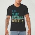 Eat Sleep Baseball Repeat Baseball Player Baseball Men's V-Neck T-Shirt Eat Sleep Baseball Repeat Baseball Player Baseball Men's V-Neck T-Shirt