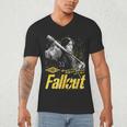 Fallout TV Series Lucy Do Unto Others Baseball Bat Gamer Men's V-Neck T-Shirt Fallout TV Series Lucy Do Unto Others Baseball Bat Gamer Men's V-Neck T-Shirt