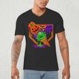 Halloween Baseball Ice Cream Drip Boys Girls Youth Men's V-Neck T-Shirt Halloween Baseball Ice Cream Drip Boys Girls Youth Men's V-Neck T-Shirt
