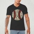 Happy Dot Day Baseball Colorful Polka Dots Boy And Youth Men's V-Neck T-Shirt Happy Dot Day Baseball Colorful Polka Dots Boy And Youth Men's V-Neck T-Shirt