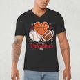 Happy Valentine’s Basketball Football Valentine Baseball Men's V-Neck T-Shirt Happy Valentine’s Basketball Football Valentine Baseball Men's V-Neck T-Shirt