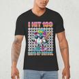 I Hit 100 Days Of School Baseball Ice Cram Drip 100th Boys Men's V-Neck T-Shirt I Hit 100 Days Of School Baseball Ice Cram Drip 100th Boys Men's V-Neck T-Shirt