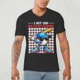 I Hit 100 Days Of School Baseball Player Kids Boys Son Men's V-Neck T-Shirt I Hit 100 Days Of School Baseball Player Kids Boys Son Men's V-Neck T-Shirt