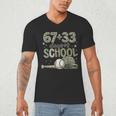 HUGvyn 6733 Days Of School Baseball 100 Days Camo Cap Boys Men's V-Neck T-Shirt HUGvyn 6733 Days Of School Baseball 100 Days Camo Cap Boys Men's V-Neck T-Shirt