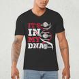 ITS In My DNA Baseball Sport Player Saying Baseball Fan Men's V-Neck T-Shirt ITS In My DNA Baseball Sport Player Saying Baseball Fan Men's V-Neck T-Shirt