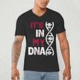 ITS In My DNA Baseball Sport Player Saying Men's V-Neck T-Shirt ITS In My DNA Baseball Sport Player Saying Men's V-Neck T-Shirt