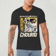 Jackson Chourio Milwaukee MLB Baseball Player MLBJCH203M Men's V-Neck T-Shirt Jackson Chourio Milwaukee MLB Baseball Player MLBJCH203M Men's V-Neck T-Shirt