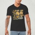 I Just Hit 100 Days Of School Baseball Camo Boys Kid Toddler Men's V-Neck T-Shirt