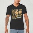 I Just Hit 100 Days Of School Camo Baseball Boy Kids Teacher Men's V-Neck T-Shirt