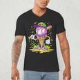 Kids Baseball Drip Ice Cream Apparel Kids Boys Mardi Gras Men's V-Neck T-Shirt Kids Baseball Drip Ice Cream Apparel Kids Boys Mardi Gras Men's V-Neck T-Shirt