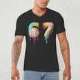 Kids Meme 67 Number Six 6 Seven 7 Ice Cream Drips Baseball Men's V-Neck T-Shirt Kids Meme 67 Number Six 6 Seven 7 Ice Cream Drips Baseball Men's V-Neck T-Shirt