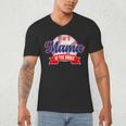 Mama Rookie Of Year 1st Birthday Baseball Theme Matching Men's V-Neck T-Shirt Mama Rookie Of Year 1st Birthday Baseball Theme Matching Men's V-Neck T-Shirt