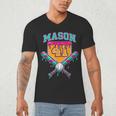Mason 41 Meme Ice Cream Drip Baseball Birthday Costume Men's V-Neck T-Shirt Mason 41 Meme Ice Cream Drip Baseball Birthday Costume Men's V-Neck T-Shirt