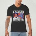 Nobody Is Born A Legend Pete Crow Armstrong Chicago Baseball Men's V-Neck T-Shirt Nobody Is Born A Legend Pete Crow Armstrong Chicago Baseball Men's V-Neck T-Shirt