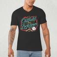 Outfield On Lockdown Baseball Defense Sports Men's V-Neck T-Shirt