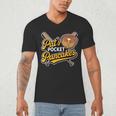 Pat's Pocket Pancakes Baseball Glove Stack Syrup Men's V-Neck T-Shirt Pat's Pocket Pancakes Baseball Glove Stack Syrup Men's V-Neck T-Shirt