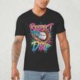 Respect The Drip Baseball Drip Glove Youth Boys Girls Player Men's V-Neck T-Shirt